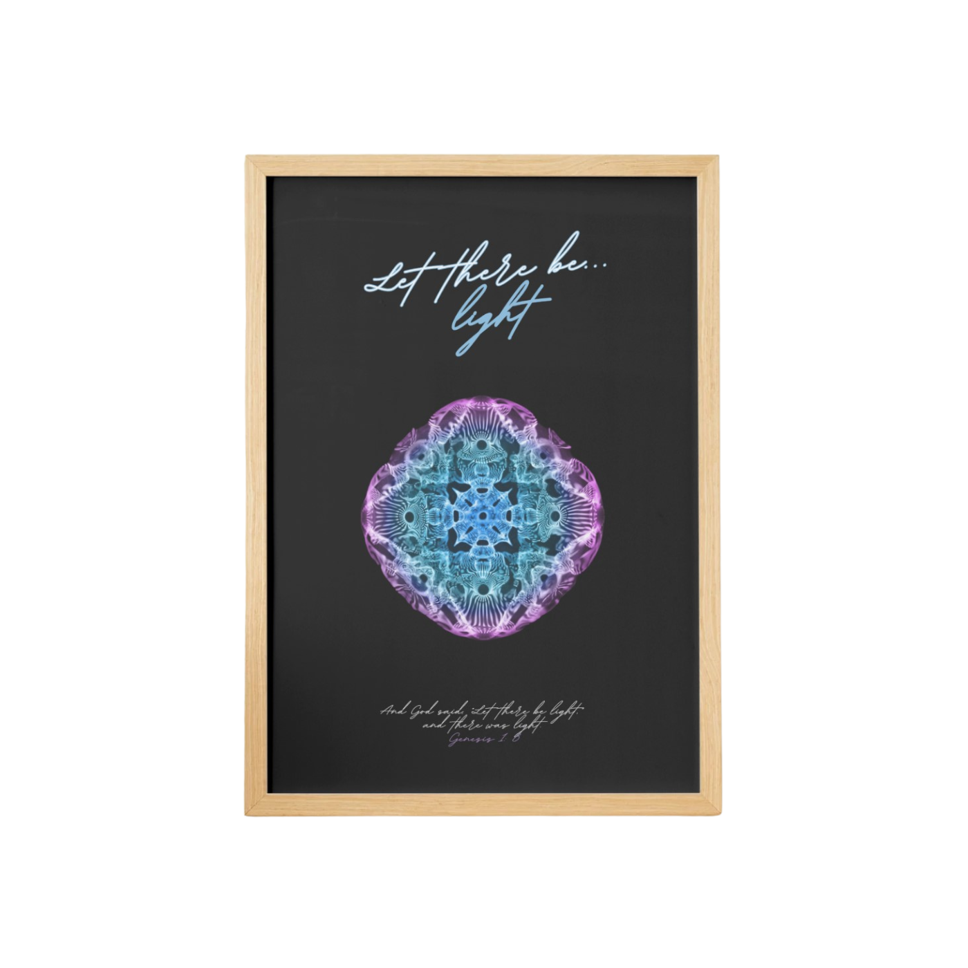 Let there be light - Cymatic Print