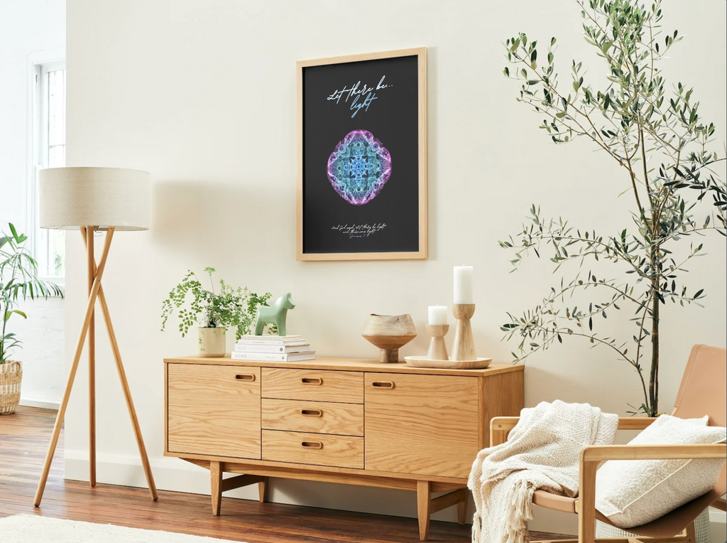 Let there be light - Cymatic Print