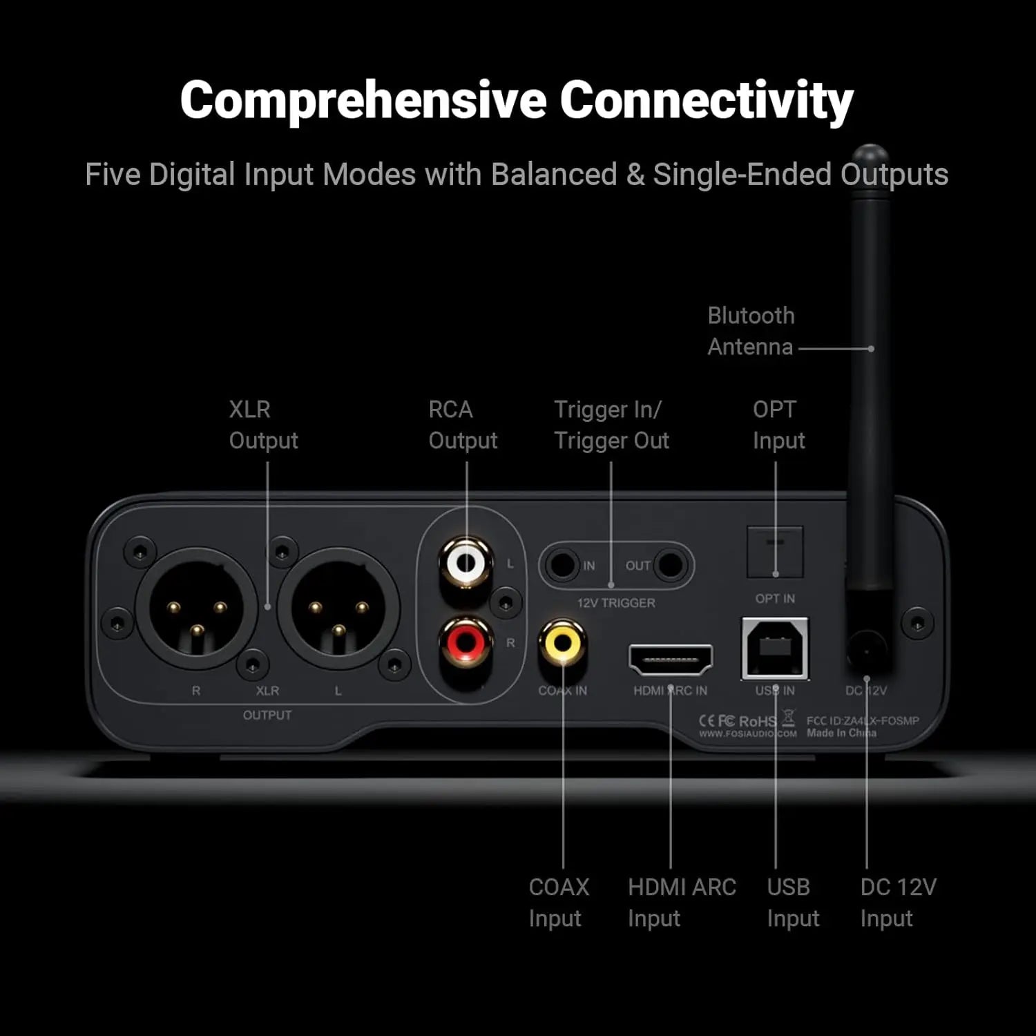 ZD3 Fully Balanced Desktop DAC - Fosi Audio - Let there be...